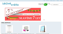 Desktop Screenshot of lecivesvetlo.cz